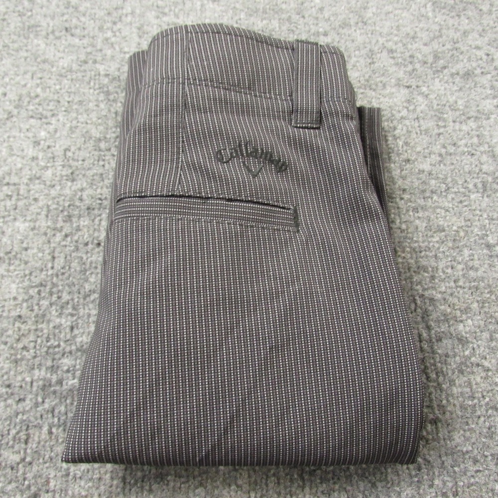Callaway Golf Shorts Mens 34‎ Gray Plaid Stretch Performance Lightweight Summer